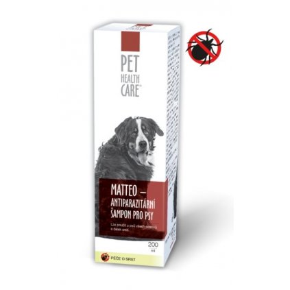 PET HEALTH CARE MATTEO antiparazit šamp.psy 200ml 