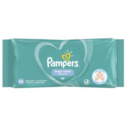 Pampers Fresh Clean ubrousky 52ks 