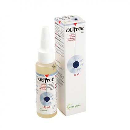 Otifree čistění zevního zvukovodu pes/kočka 60ml 