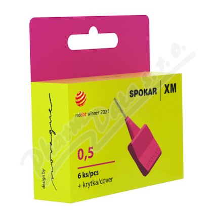 SPOKAR XM mezizubní kartáčky růžové 0.5mm 6ks 