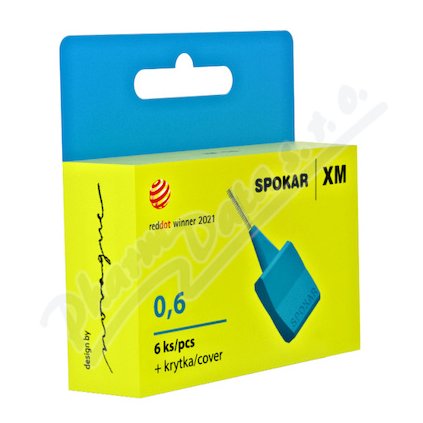 SPOKAR XM mezizubní kartáčky modré 0.6mm 6ks 