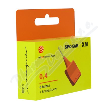 SPOKAR XM mezizubní kartáčky oranžové 0.4mm 6ks 