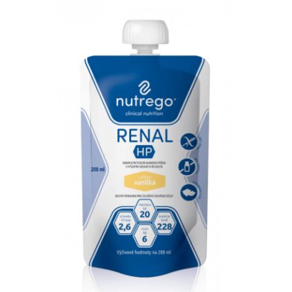 Nutrego RENAL HP s příchutí vanilky 12 x 200 ml
