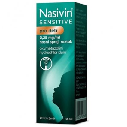 NASIVIN SENSITIVE PRO DĚTI 0,25MG/ML NAS SPR SOL 1X10ML