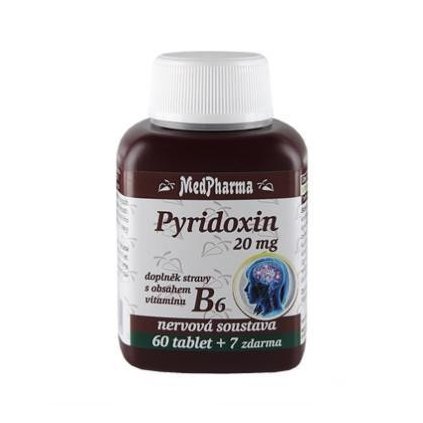 MedPharma Pyridoxin (vitamin B6) 20mg tbl.67 