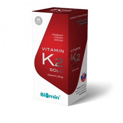 Biomin VITAMIN K2 SOLO 60 tob. 