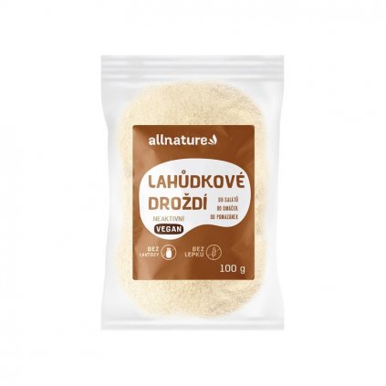 Allnature Lahůdkové droždí neaktivní 100g 