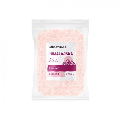 Allnature Himalájská sůl růžová hrubá 1000g 