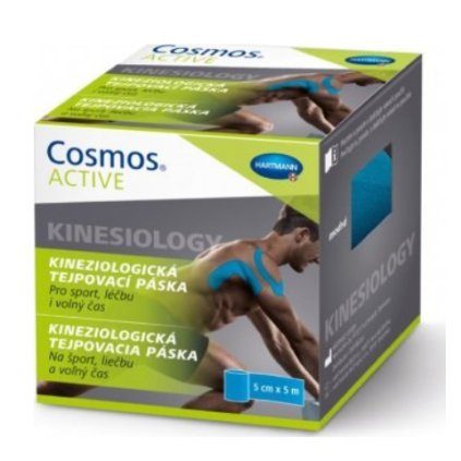 Cosmos Active Kinesiology 5 cm x 5 m tejpovací páska 1 ks modrá