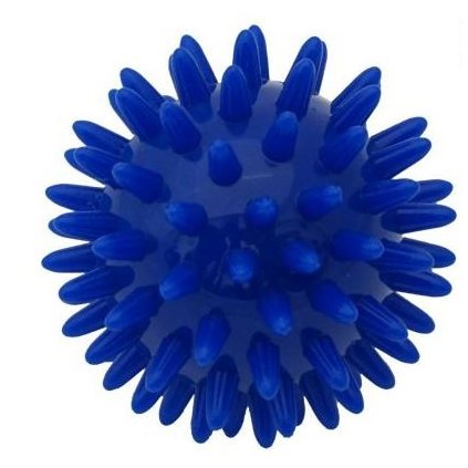 KineMAX Hedgehog Masážní míček ježek 6cm modrý 