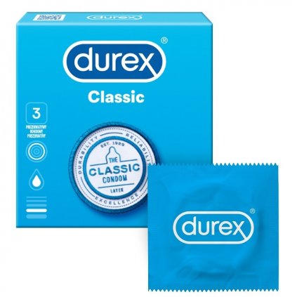 DUREX Classic prezervativ 3ks 