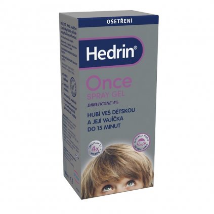 Hedrin Once Spray Gel 100ml 