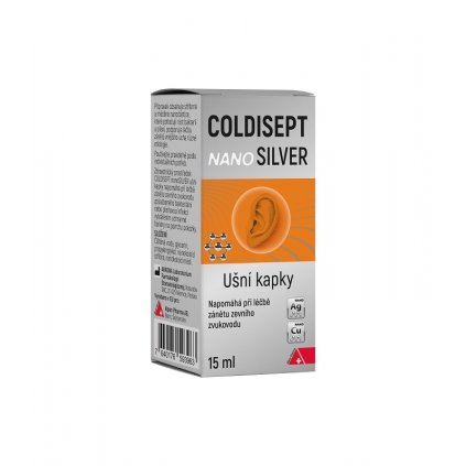 Coldisept nanoSilver ušní kapky 15ml 