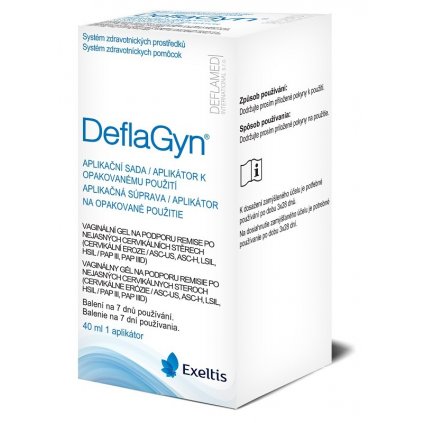 DeflaGyn vaginální gel 40ml aplikační sada 