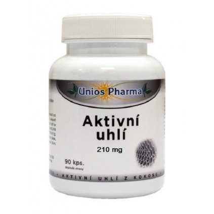 Uniospharma Aktivní uhlí 210mg tbl.90 