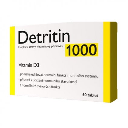 Detritin Vitamin D3 1000 IU 60 tablet 