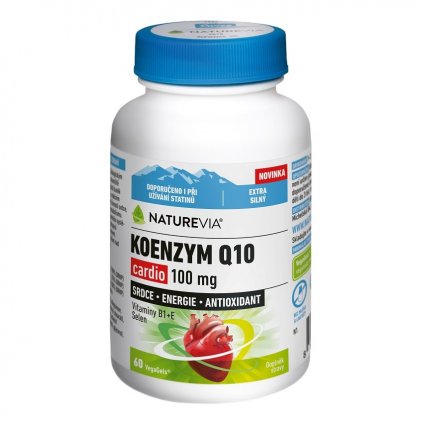 NatureVia Koenzym Q10 Cardio 100mg cps.60 