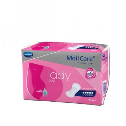 VLOŽKY ABSORPČNÍ MOLICARE LADY 5 KAPEK 1029ML,14KS