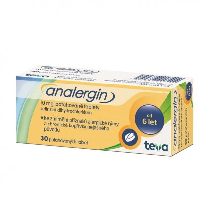 ANALERGIN 10MG TBL FLM 30