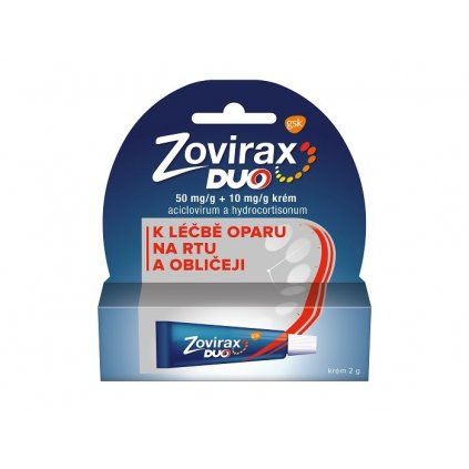 ZOVIRAX DUO 50MG/G+10MG/G CRM 1X2G II