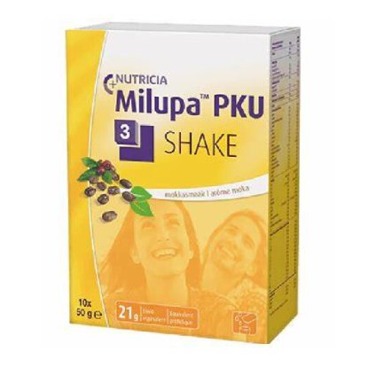 MILUPA PKU 3 SHAKE MOCCA perorální prášek pro přípravu roztoku 10X50G