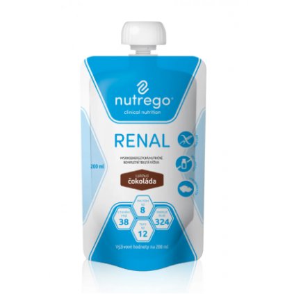 Nutrego RENAL s příchutí čokolády 12 x 200 ml