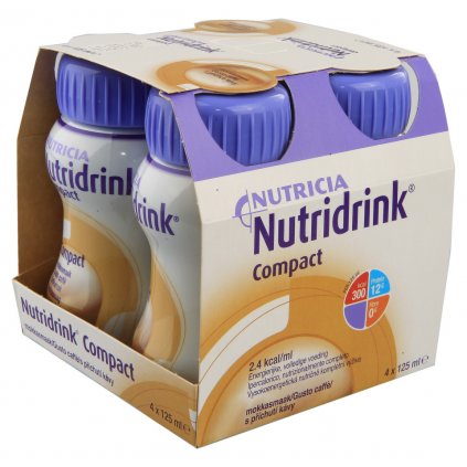 NUTRIDRINK COMPACT S PŘÍCHUTÍ KÁVY POR SOL 4X125ML