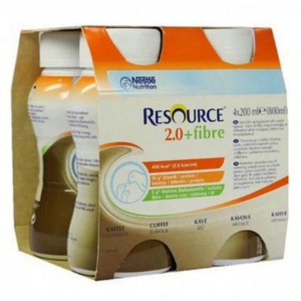 RESOURCE® 2.0 kcal Fibre kávový 4x200 ml