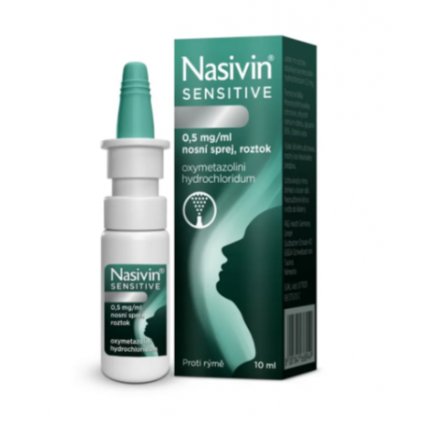 Nasivin® Sensitive 0,5 mg ml nosní sprej 10 ml