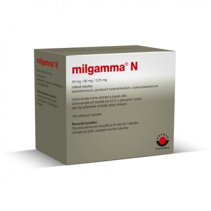 MILGAMMA N 40MG/90MG/0,25MG CPS MOL 100