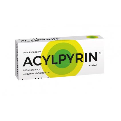 ACYLPYRIN 500MG TBL NOB 10