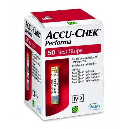 PROUŽKY DIAGNOSTICKÉ ACCU-CHEK PERFORMA 50 50 KS