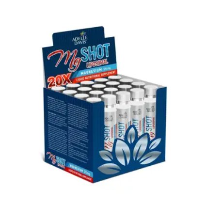 Adelle Davis MgSHOT Liposomal Magnesium 20x25 ml