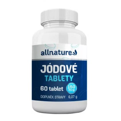 Allnature Jódové tablety 60 tablet