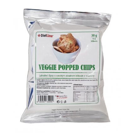 DietLine Veggie Popped Chips 30g