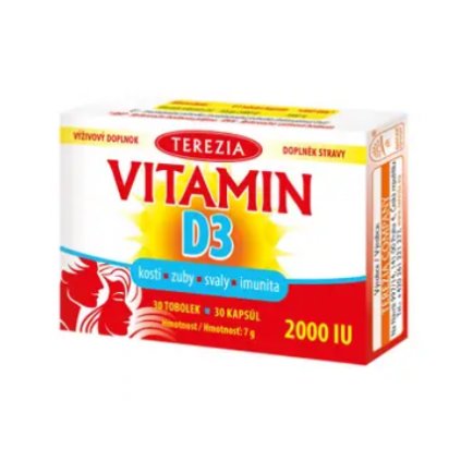 2 Terezia Vitamin D3 2000 IU 30 tobolek