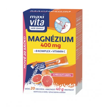 Maxi Vita Magnézium + B komplex + vitamin C doplněk stravy s komplexem vitamínu