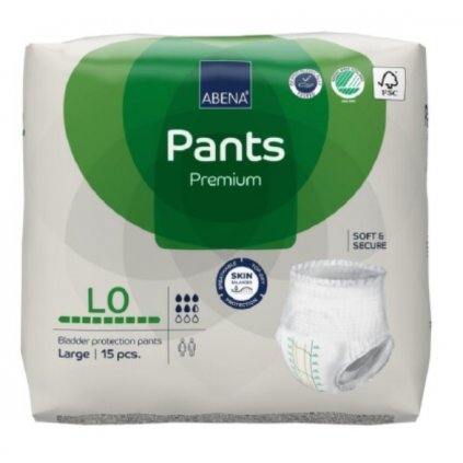 ABENA PANTS PREMIUM L0 KALHOTKY ABSORPČNÍ NAVLÉKACÍ, PRODYŠNÉ, BOKY 100