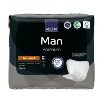 Abena Man Premium Formula 2 inkontinenční vložky pro muže 15 ks