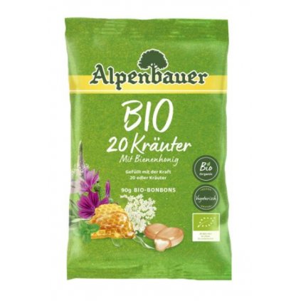 Alpenbauer Bonbóny 20 bylinek BIO 90g