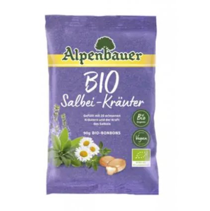 Alpenbauer Bonbóny Šalvěj bylinky BIO 90 g