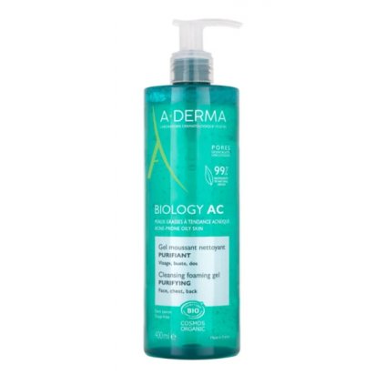 A Derma BIOLOGY AC Čisticí pěnivý gel 400 ml