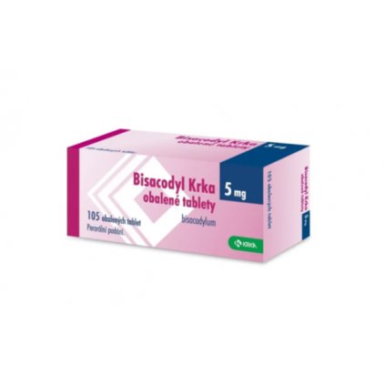 Bisacodyl Krka 5mg 105 obalených tablet