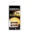 Baterie do naslouchadel Duracell DA312 Easy Tab 6 kusů