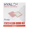 HYALO4 ADHESIVE SILICONE BORDER FOAM DRESSING 7,5 X 7,5 CM