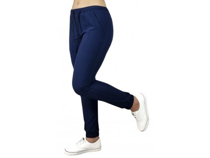 Dámske zdravotné jogger nohavice REGULAR FIT modré