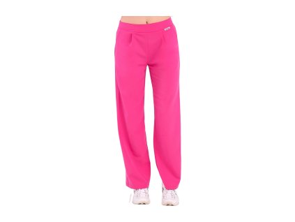 spodnie damskie hawaje z szerokimi nogawkami hot pink