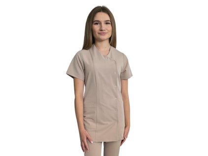 Kozmetická tunika BASIC PREMIUM béžová AKCIA