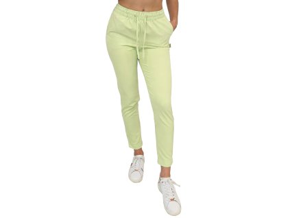 BASIC PREMIUM pistacjowe spodnie medyczne damskie