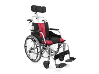 PREMIUM TIM hliníkový invalidní vozík se stabilizací zad a hlavy